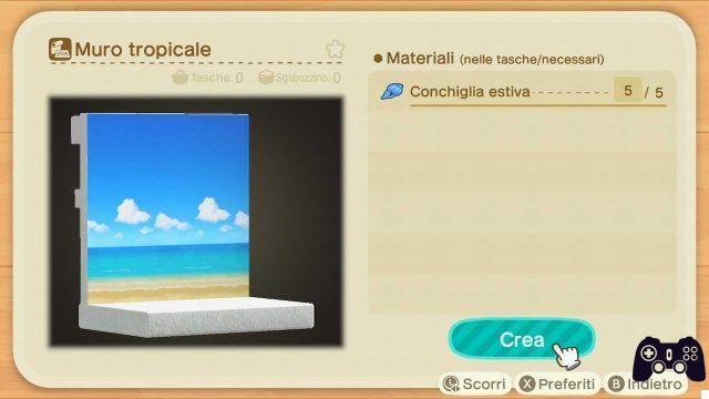 Animal Crossing: New Horizons, Summer Seashell Projects guia