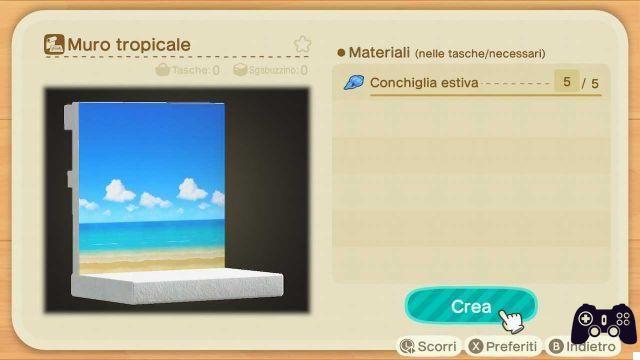 Animal Crossing: New Horizons, Summer Seashell Projects guide