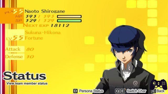 Persona 4 Golden Guide - Guía completa del enlace social de Naoto (Fortune)