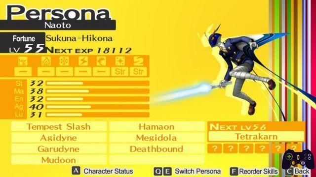 Persona 4 Golden Guide - Guía completa del enlace social de Naoto (Fortune)