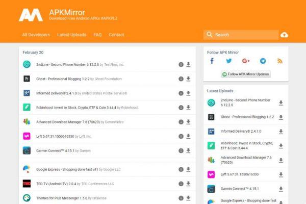 APKMirror: Download Android apps safely in apk format