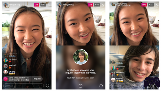 Cómo solicitar unirse al Instagram Live de un amigo