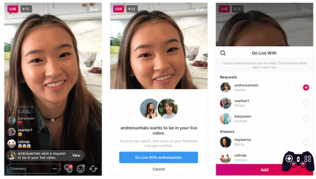 Comment demander à rejoindre l'Instagram Live d'un ami