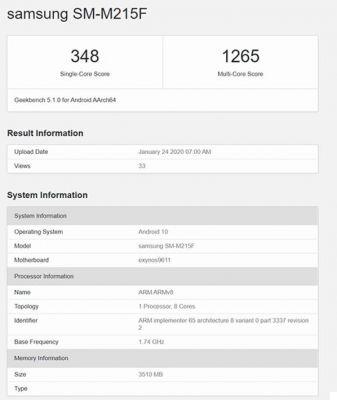 Samsung Galaxy M21 podría llegar el 16 de marzo