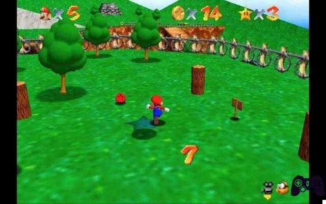 Super Mario 64: Todas as estrelas do campo de batalha Bob-omb
