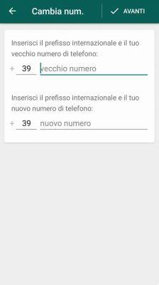 Cómo cambiar el número de teléfono en Whatsapp