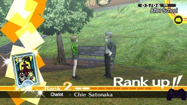 Persona 4 Golden Guide: guía completa del enlace social de Chie (carro)