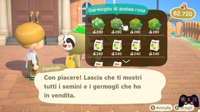 Animal Crossing: New Horizons, guide de Florindo et des buissons