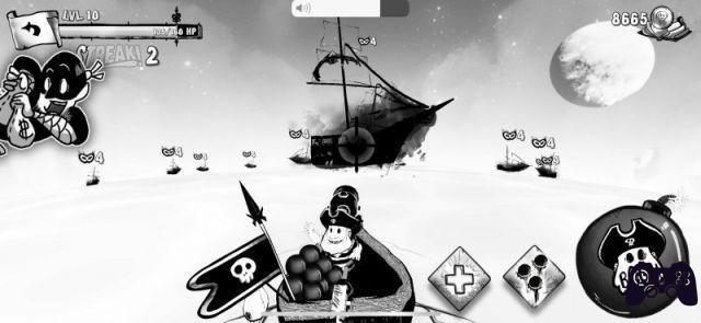 Pirate's Boom Boom, a crítica de um jogo de tiro pirata em preto e branco