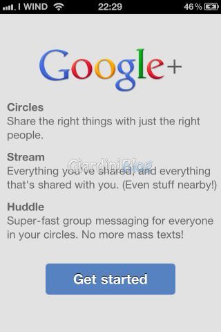 Google+ for iPhone Download the Google plus app for iPhone