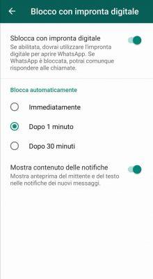 Como fazer a impressão digital do Whatsapp no ​​Android