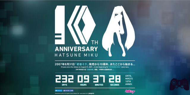 News Hatsune Miku - countdown to the 10th anniversary
