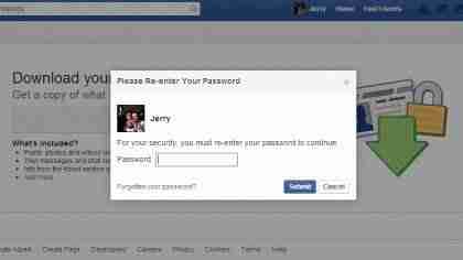 Como fazer backup de dados do Facebook