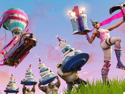 Fortnite: aquí es donde están todos los pasteles de cumpleaños