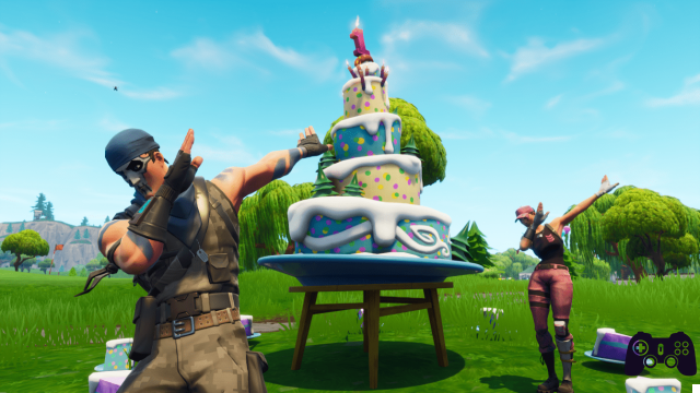 Fortnite: aqui é onde estão todos os bolos de aniversário