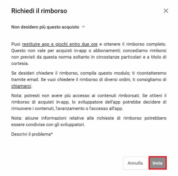 Cómo obtener un reembolso en Play Store