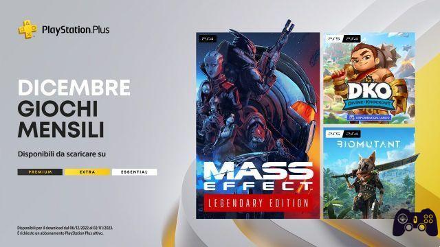 PS Plus: Mass Effect Legendary Edition está entre los juegos de diciembre de 2022