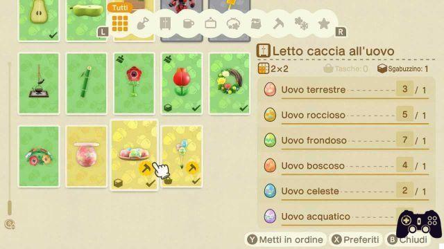 Animal Crossing: New Horizons, find eggs for Bunny Day
