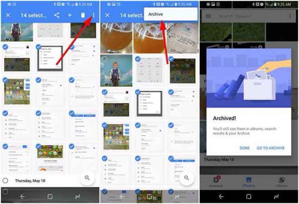 Comment masquer des photos sur Google Photos