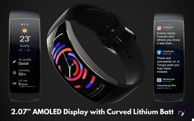 Huami Amazfit X: the smartband with curved display will arrive on April 28 on Indiegogo