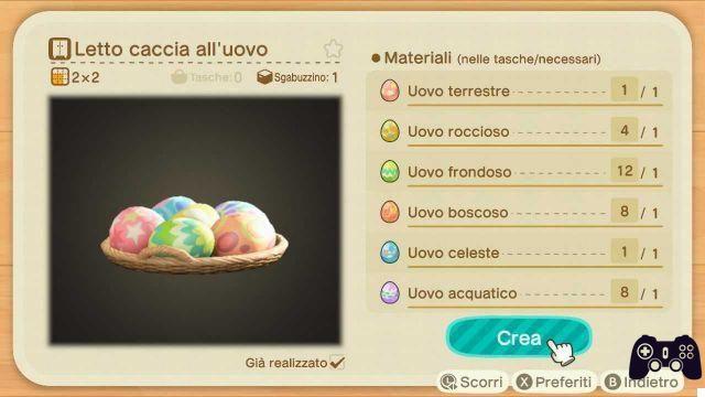 Animal Crossing: New Horizons, todos os projetos do Bunny Day