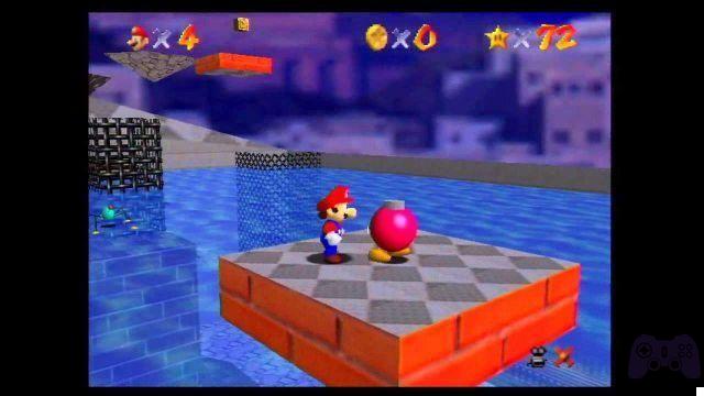 Super Mario 64: how to find all the stars of Bagna Asciuga