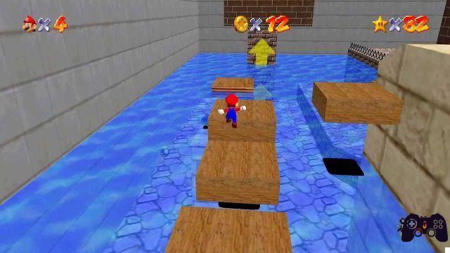 Super Mario 64 : comment retrouver toutes les stars de Bagna Asciuga