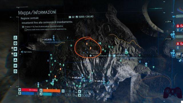 Death Stranding: Guide de la carte de la région centrale