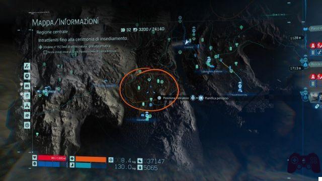 Death Stranding: Guide de la carte de la région centrale