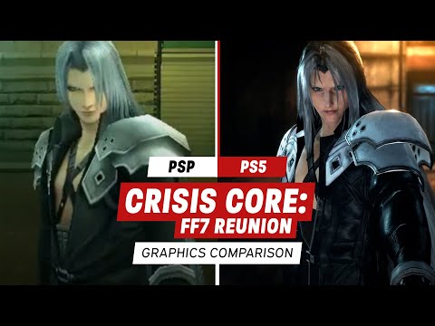 Crisis Core Final Fantasy 7 Reunion: los gráficos de 2007 son un recuerdo lejano en un video de comparación