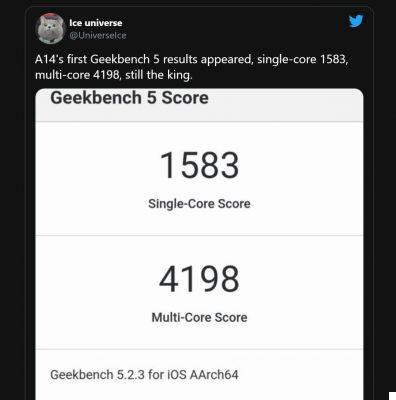 Apple A14 Bionic sur Geekbench montre toute sa puissance