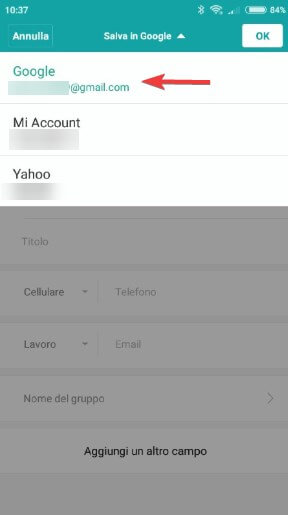 Comment stocker les contacts du carnet d'adresses sur Android