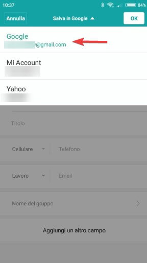 How to store address book contacts on Android