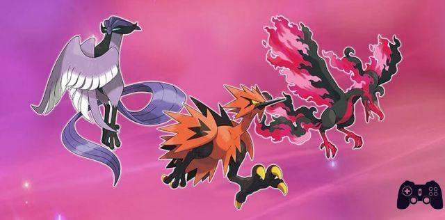 Guías de Pokémon Espada y Escudo: dónde encontrar a Moltres, Zapdos y Articuno Galar