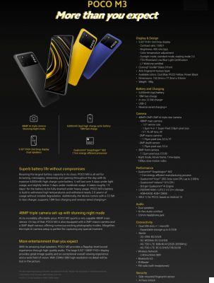 POCO M3 oficial, 6000 mAh y precio bomba