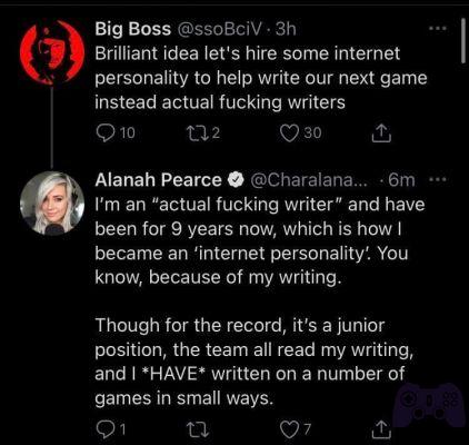 News + Alanah Pearce rejoint Sony Santa Monica - Internet le prend mal.