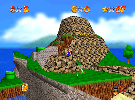 Super Mario 64: where to find all the stars of Isola Granpiccola