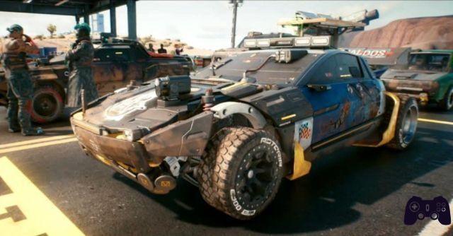 Noticias + Cyberpunk 2077 - Los coches de Night City muerden el asfalto y provocan los ojos.