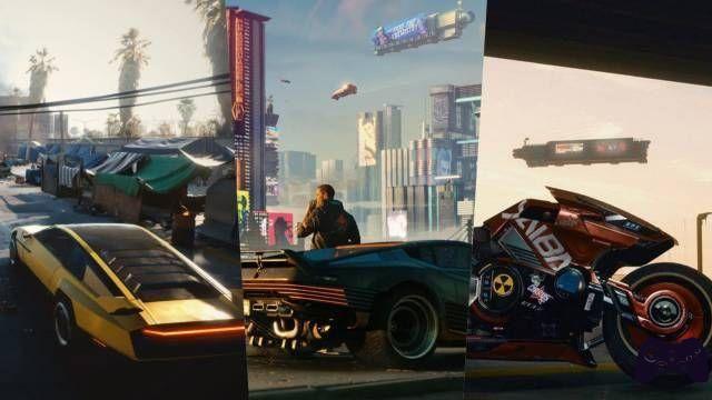 Noticias + Cyberpunk 2077 - Los coches de Night City muerden el asfalto y provocan los ojos.