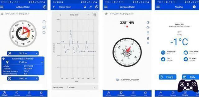 Application pour mesurer l'altitude et transformer votre téléphone en altimètre