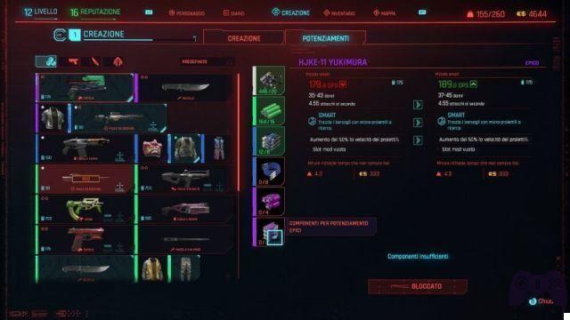 Cyberpunk 2077, crafting guide