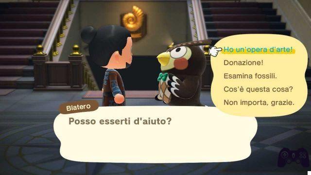 Animal Crossing: New Horizons, guia do museu e galeria de arte