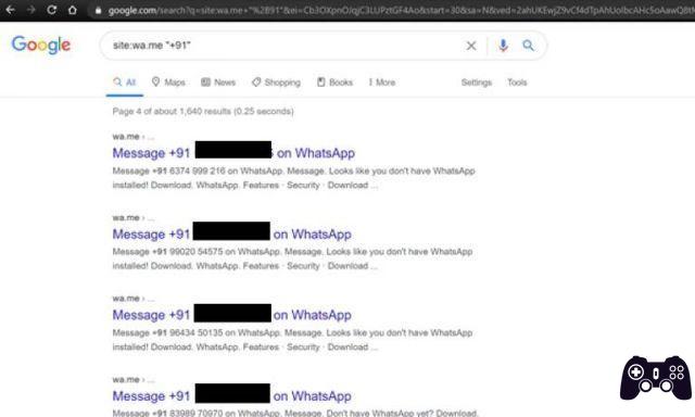 WhatsApp, les chiffres de nombreux utilisateurs en clair sur Google