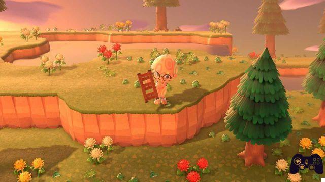 Animal Crossing: New Horizons, cómo construir escaleras para subir a la cima