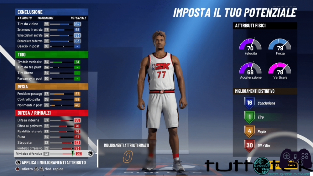 NBA 2K21: guide to the best build from Center / Big Wing