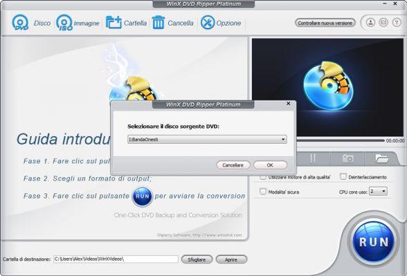 Copiez et convertissez le DVD avec WinX DVD Ripper Platinum en ISO, MP4 (iPhone iPad Android), etc.