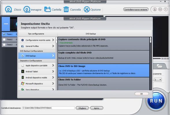 Copie y convierta DVD con WinX DVD Ripper Platinum a ISO, MP4 (iPhone iPad Android), etc.