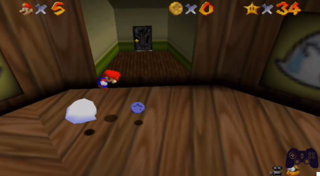 Super Mario 64: All the stars of King Boo's Refuge