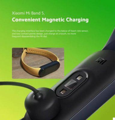 Official Mi Band 5: display maior e carregador magnético