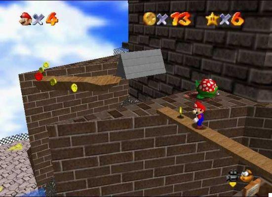 Super Mario 64: dónde encontrar todas las estrellas en Whomp Fortress